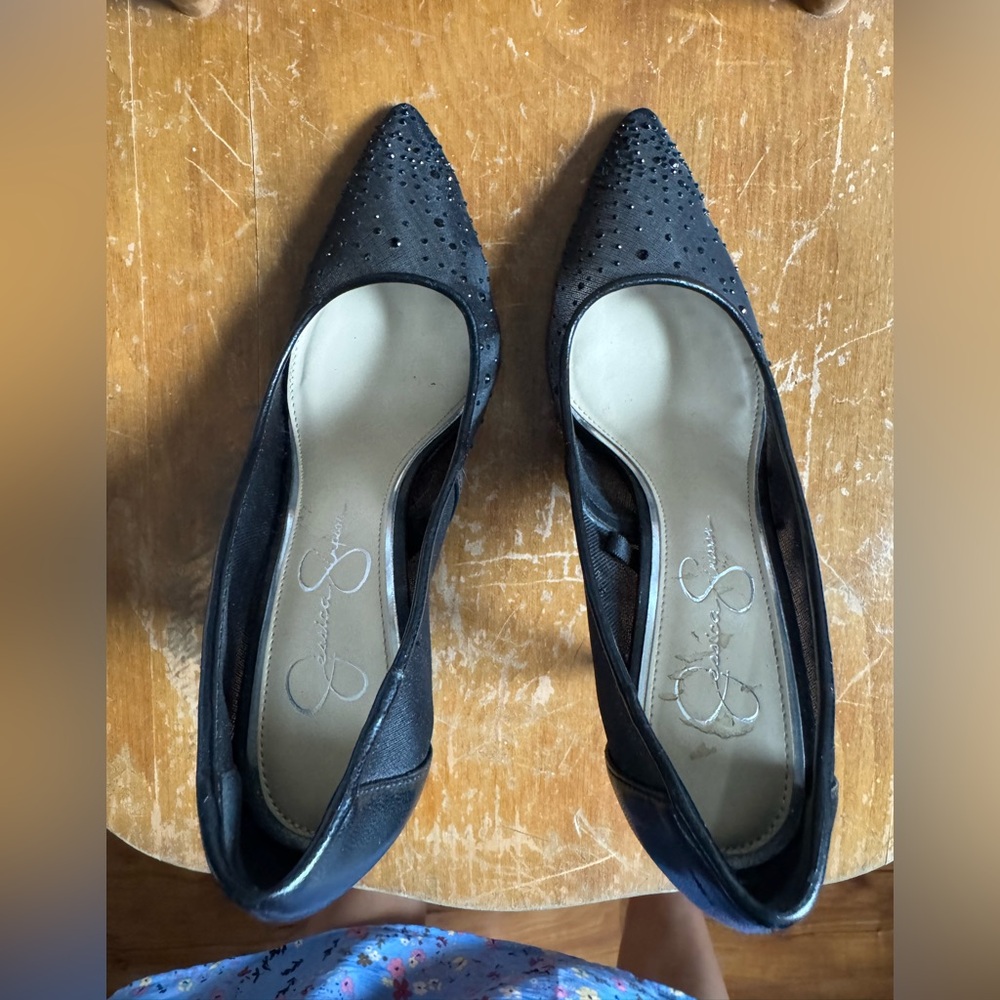 Jessica Simpson Black Studded Women's Shoes